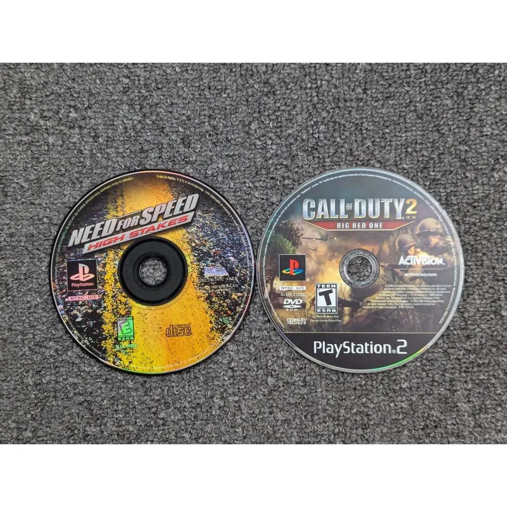 Lot of 10 Sony PlayStation 2 PS2 Games Loose Discs in Jewel Cases Tested